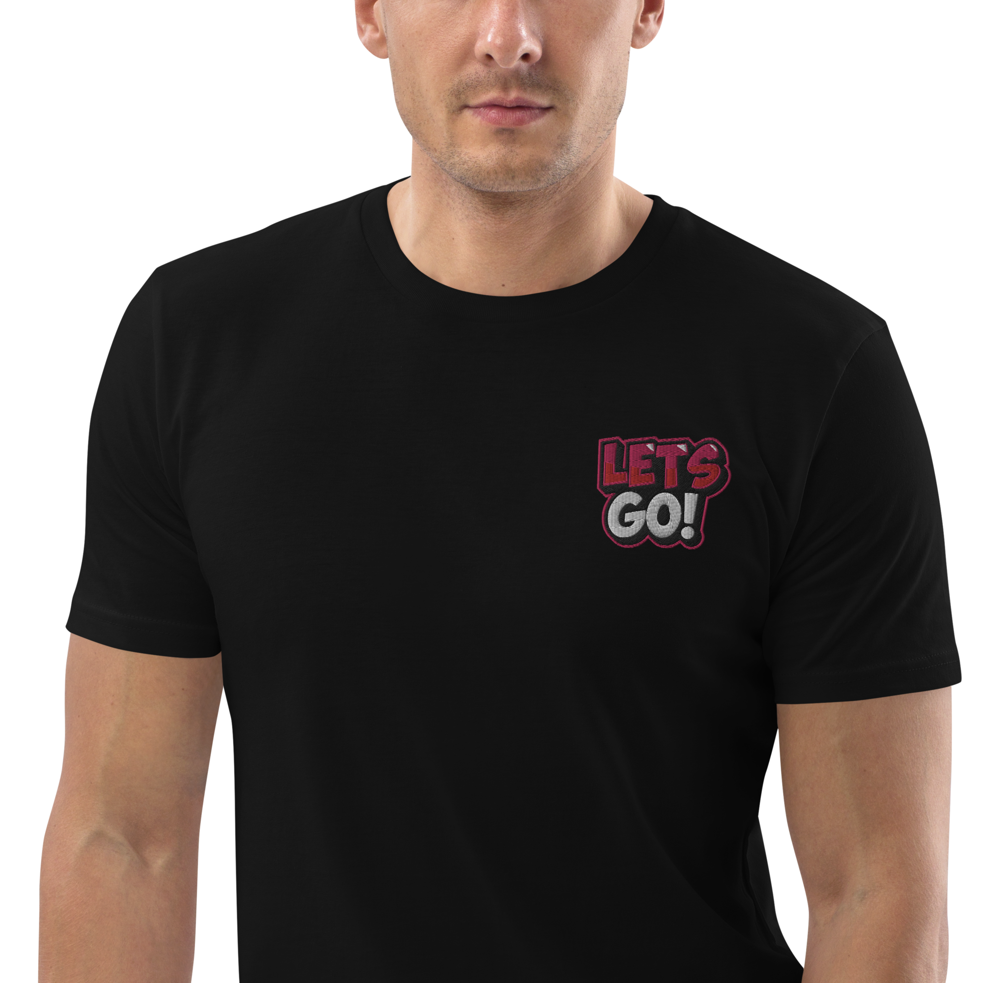 Let's GO! Unisex T-Shirt (bestickt)