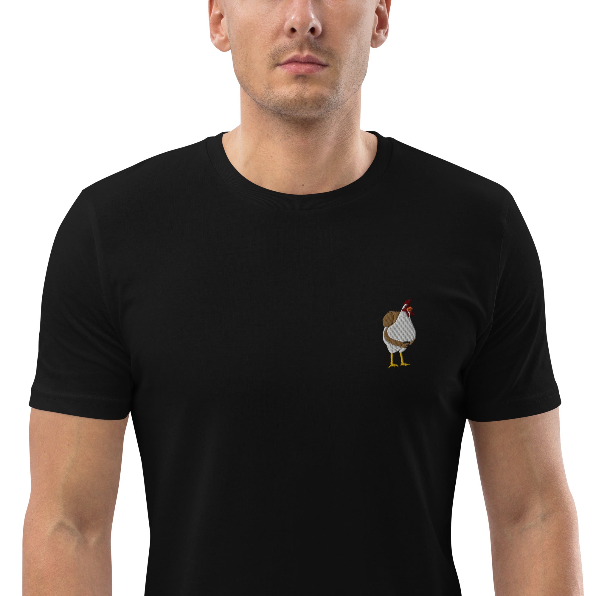 Chicken Courier Unisex T-Shirt (Embroidered)