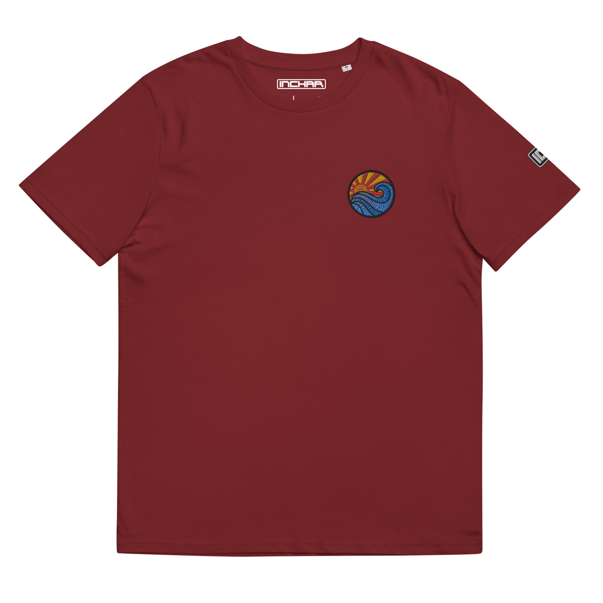 Sunset Wave Patch Unisex T-Shirt (Embroidered)