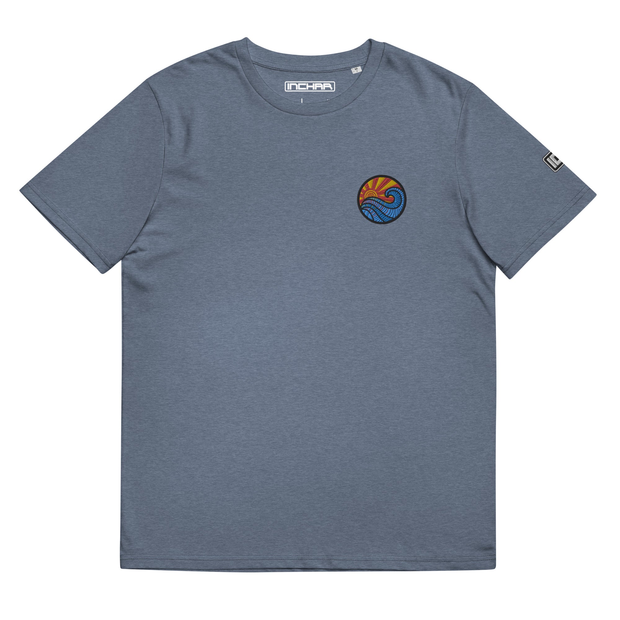 Sunset Wave Patch Unisex T-Shirt (Embroidered)