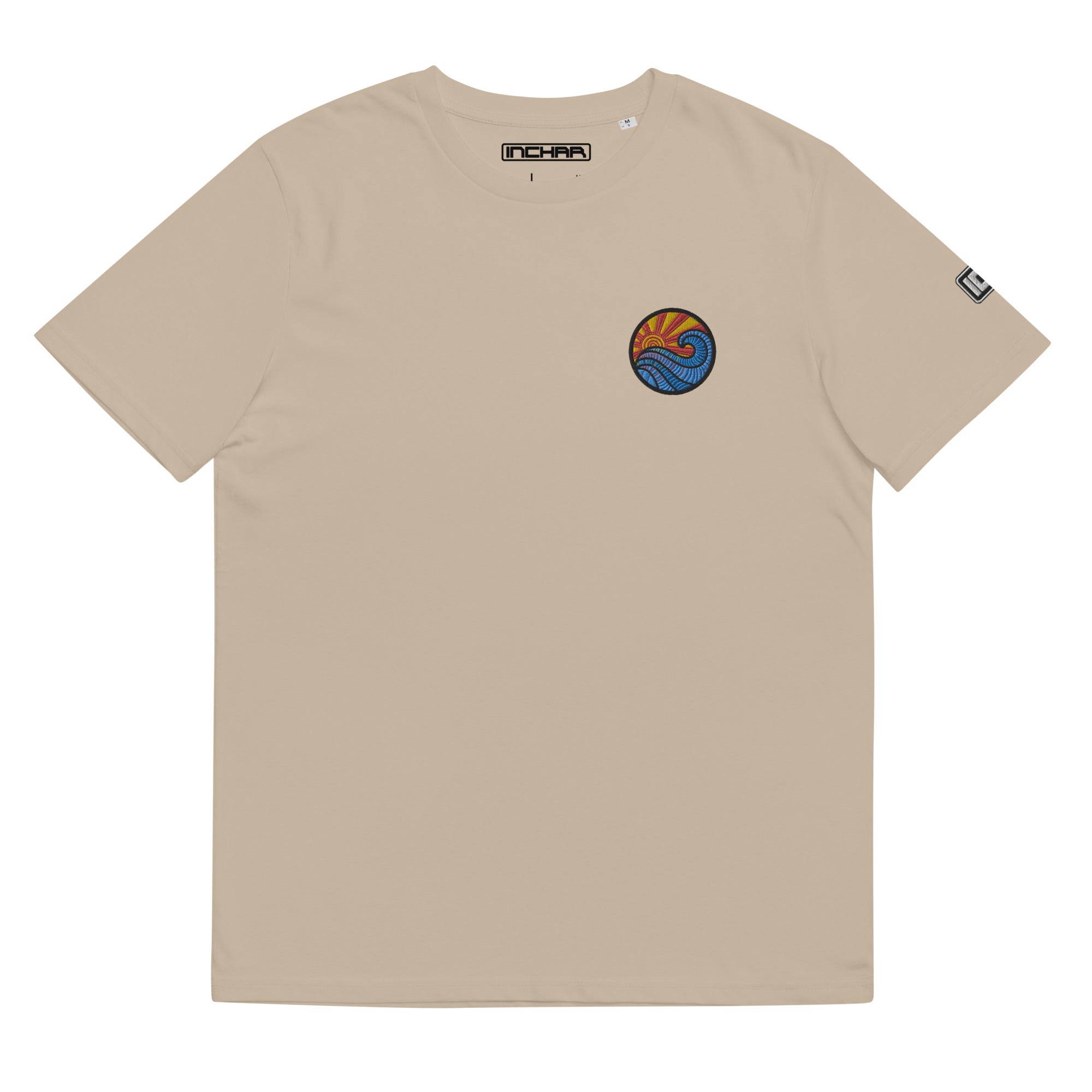 Sunset Wave Patch Unisex T-Shirt (Embroidered)