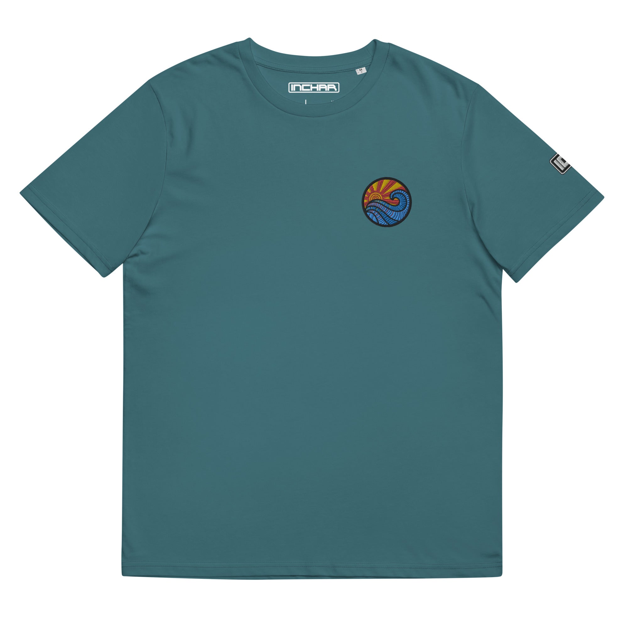 Sunset Wave Patch Unisex T-Shirt (Embroidered)